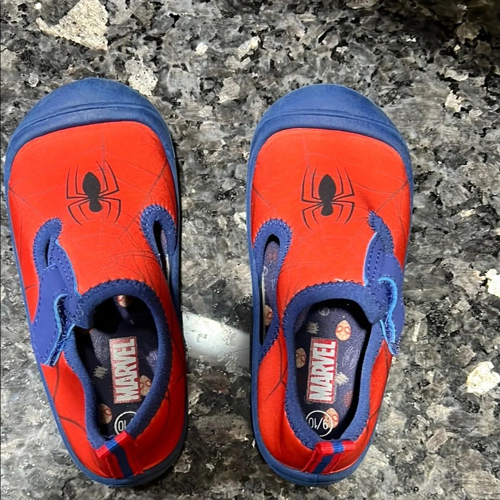 Marvel Red and Blue Water Shoes with Spider Design